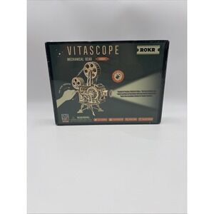 ROKR Vitascope Mechanical Gear Film Projector Model Kit LK601 183 pcs Wooden 3D
